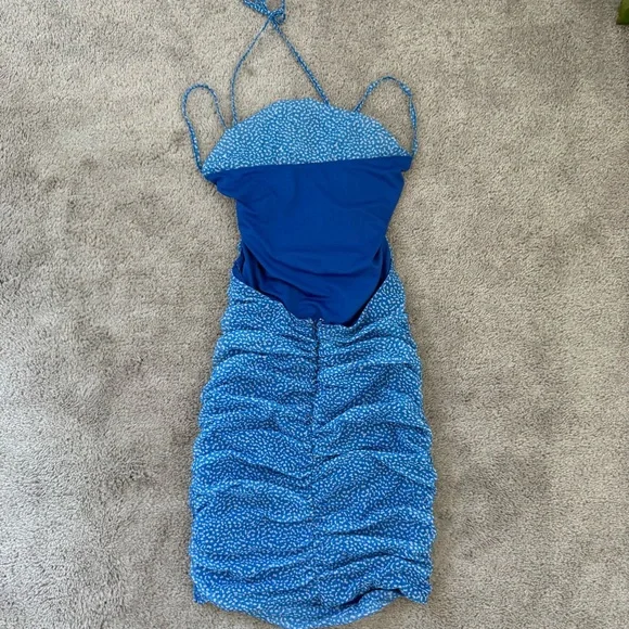 Oh Polly Electric Blue Mini Dress - Picture 2 of 3